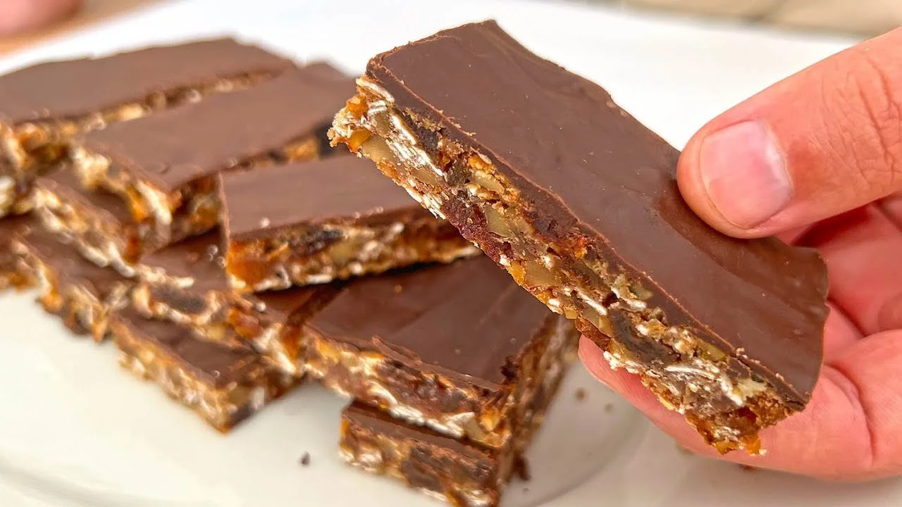Cukor nélküli energiaszeletek egészséges snackként