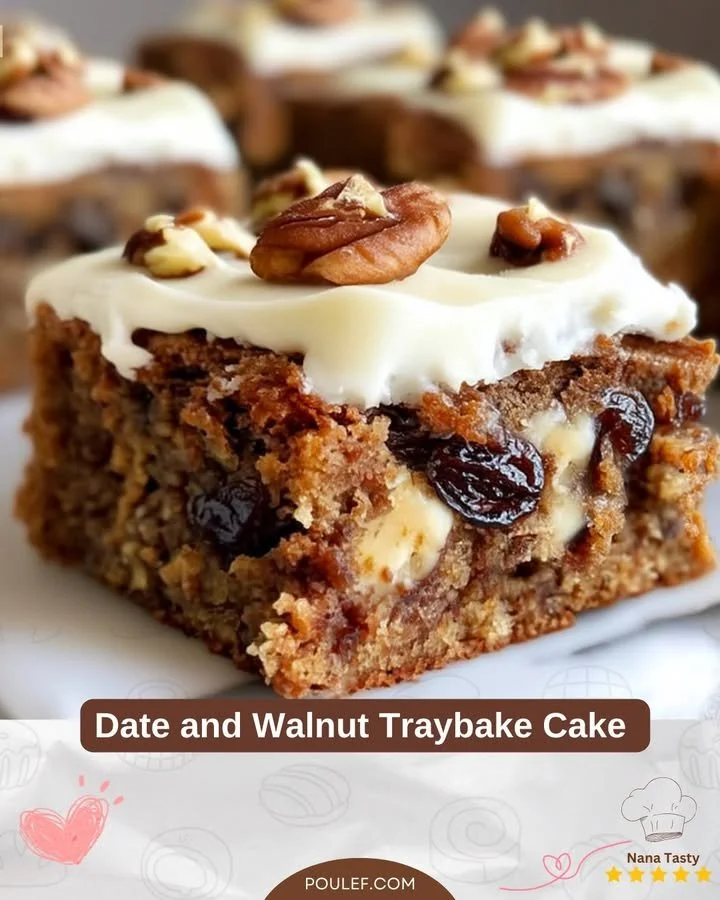 Datolyás és Diósíntéses Tálcake ízletes sütemény