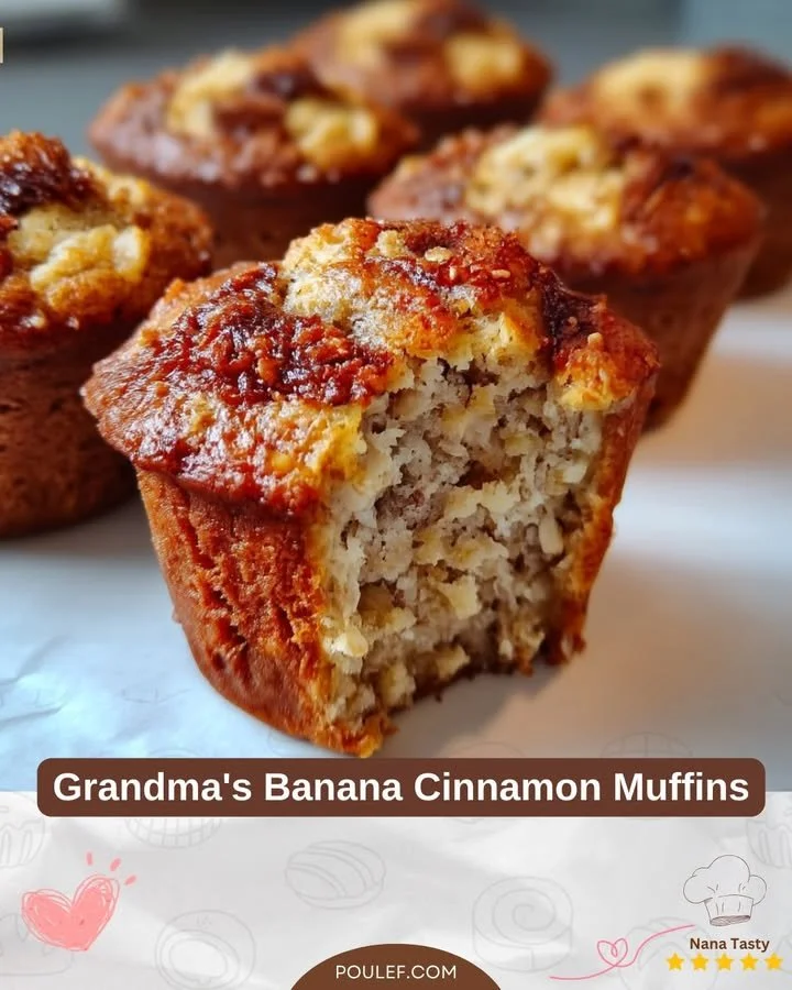 Nagymama banános fahéjas muffinja, ízletes és puha fogás