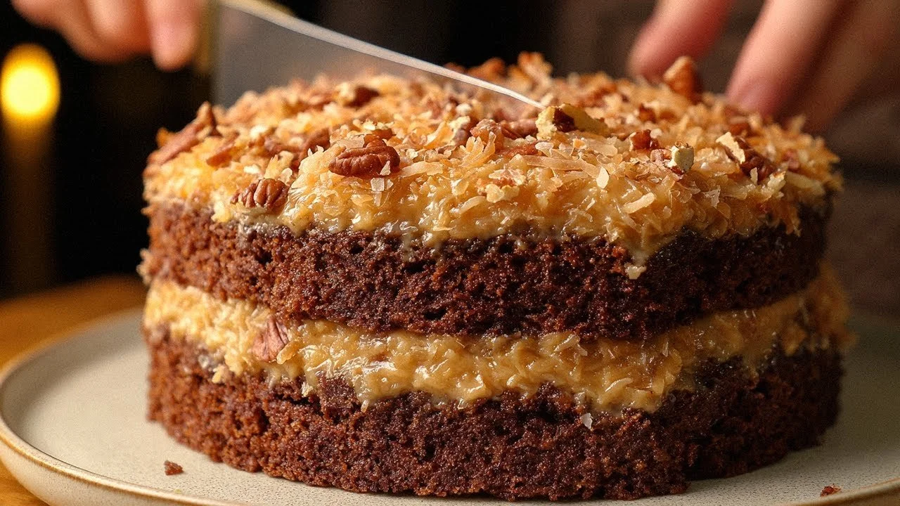 Német csokoládétorta, ami megolvasztotta Amerikát, ízletes és látványos desszert.