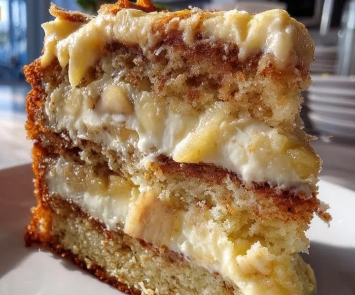5 hozzávalós banán puding torta készítése