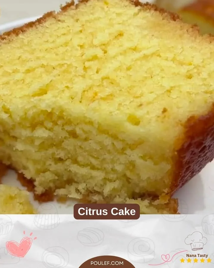 Citrus Torta friss gyümölcsökkel tálalva, édes és ízletes desszert
