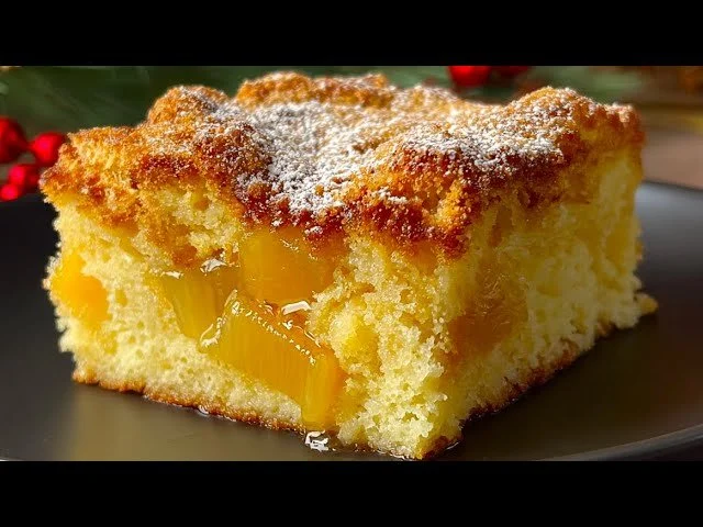 Egyszerű és gyors karácsonyi ananászpite recept