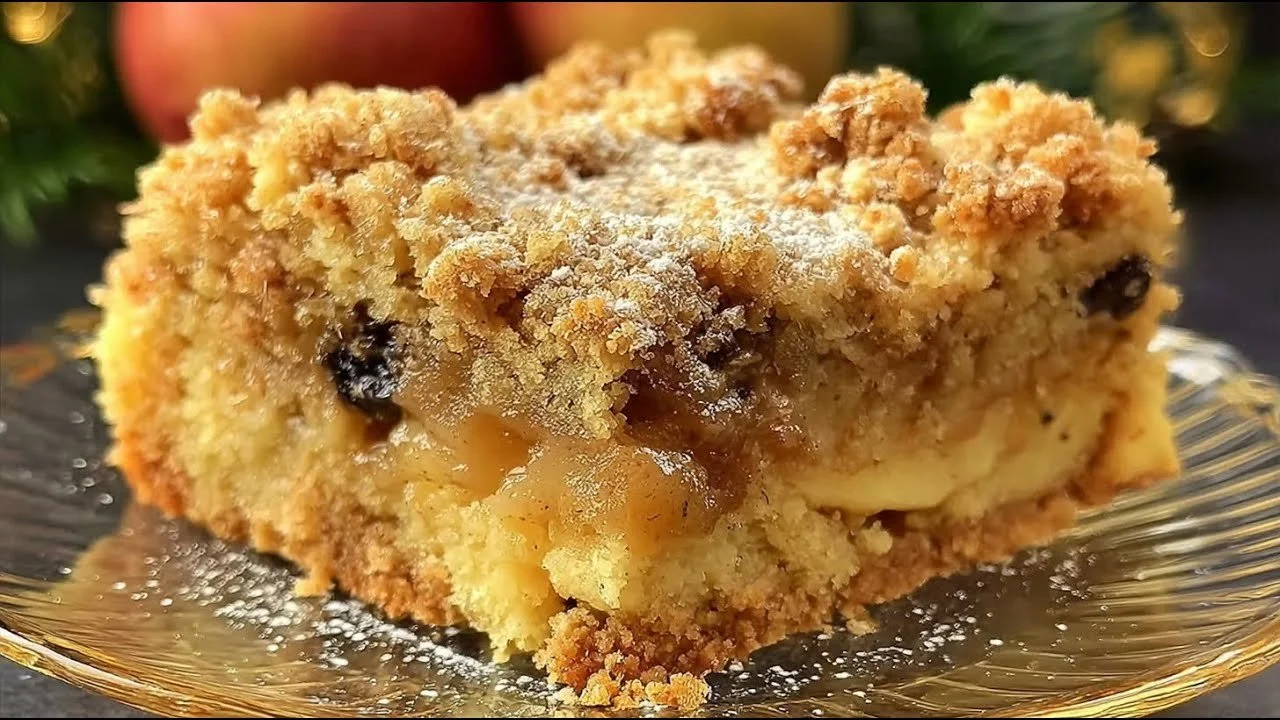 Egyszerű német almás sütemény gyors recept képe
