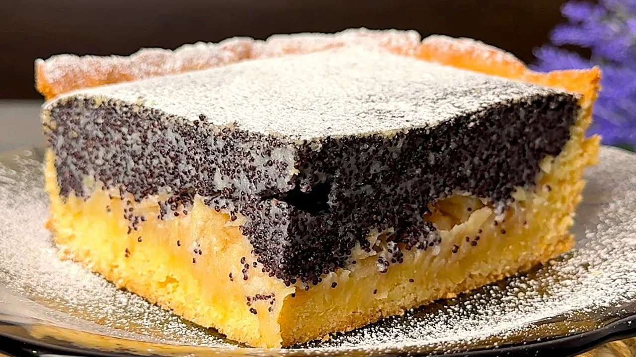 Elfeledett lengyel mákos sütemény, könnyen elkészíthető recept