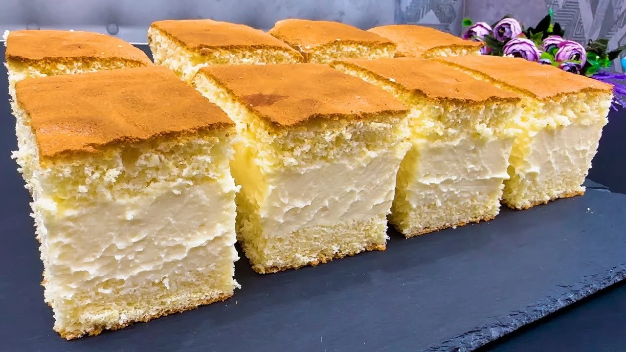 Puha sütemény recept, gyors és ízletes desszert.