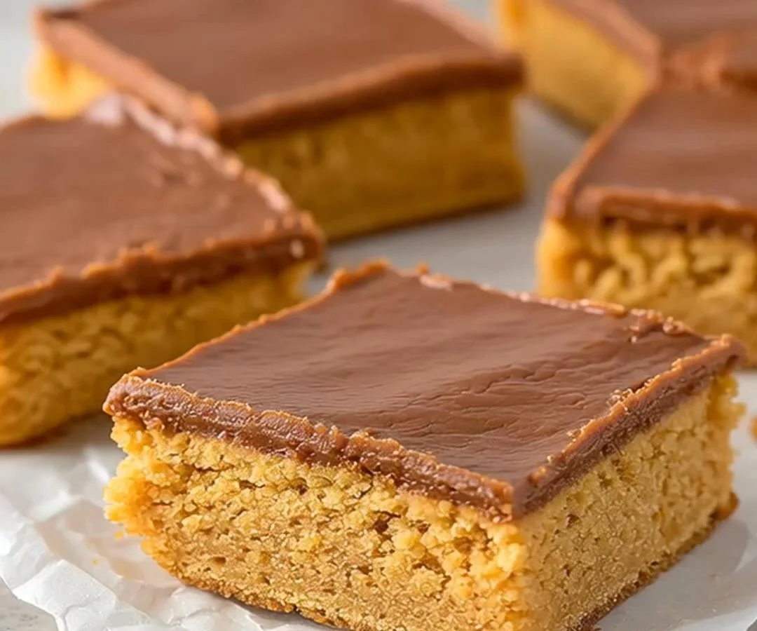 Egyszerű mogyoróvajas rudak recept képe