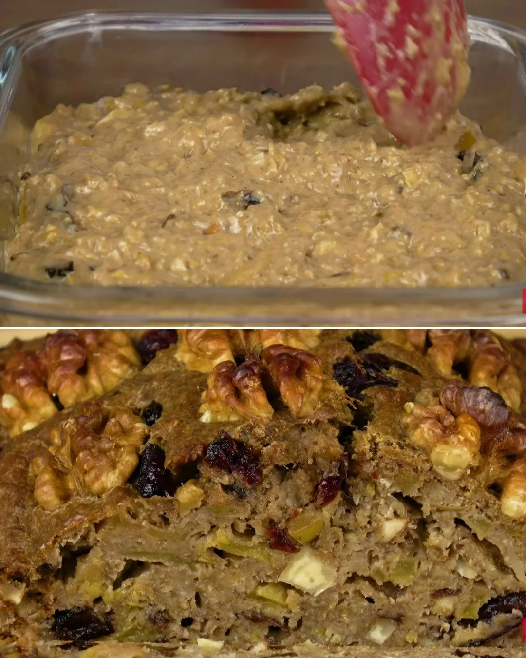 Gyors és egészséges zabpehely joghurt sütemény recept képe