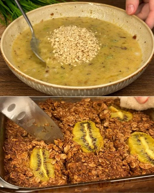 Egészséges gyors zabpelyhes sütemény, egyszerű recept