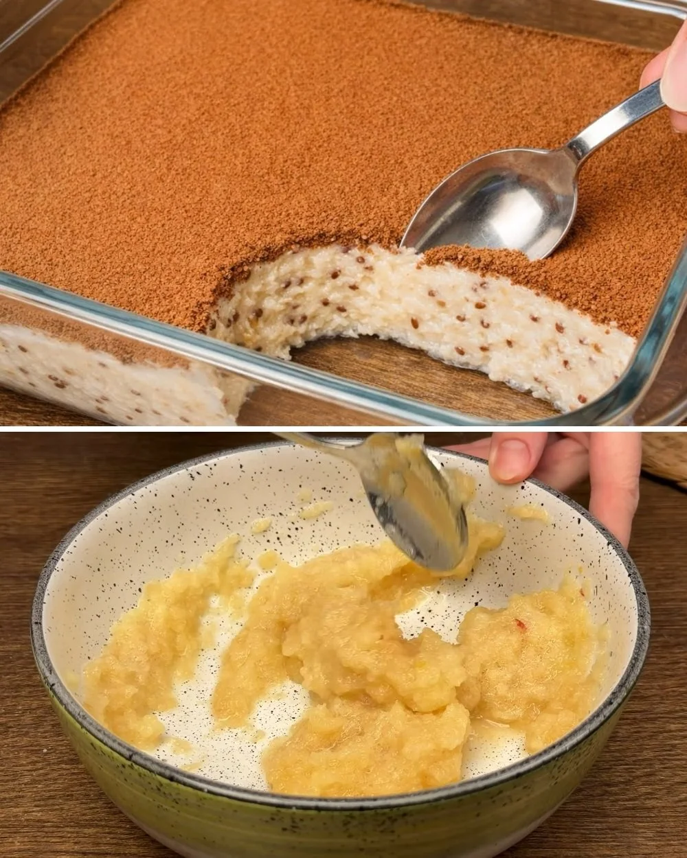 Almás zabkása puding készítése egyszerű recept alapján