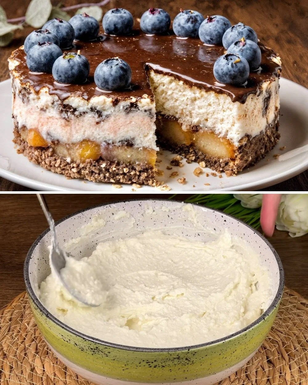 Egészséges no-bake torta könnyű recept, friss alapanyagokkal.