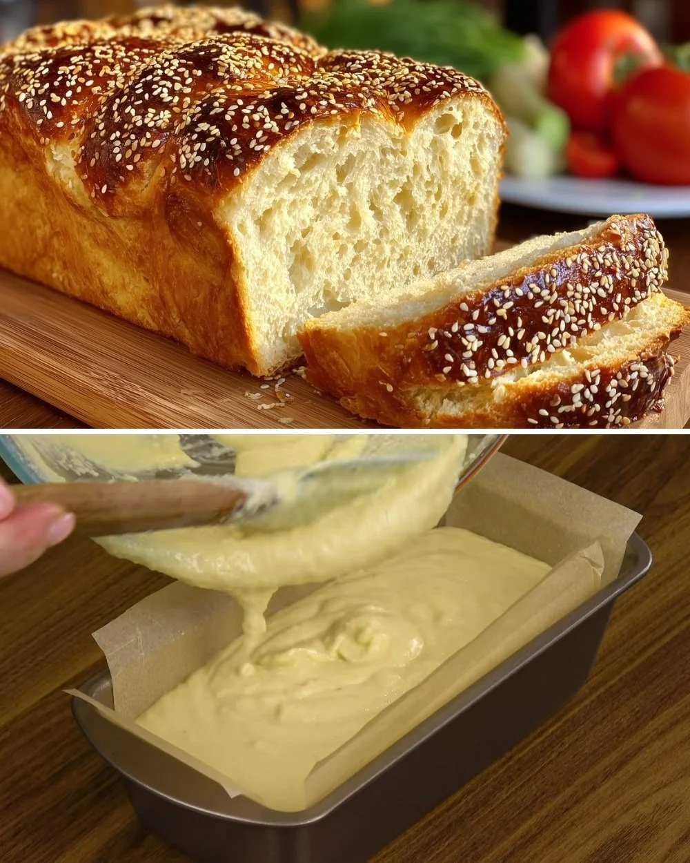 Egyszerű görög joghurtos kenyér recept készítése friss hozzávalókkal
