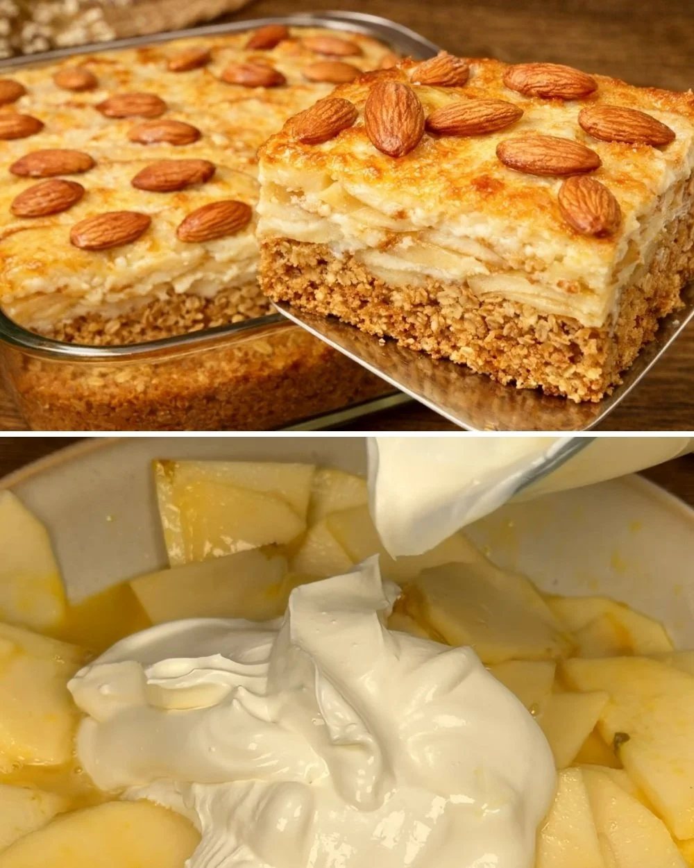 Gyors zabos almás sütemény recept, 5 perc alatt elkészíthető