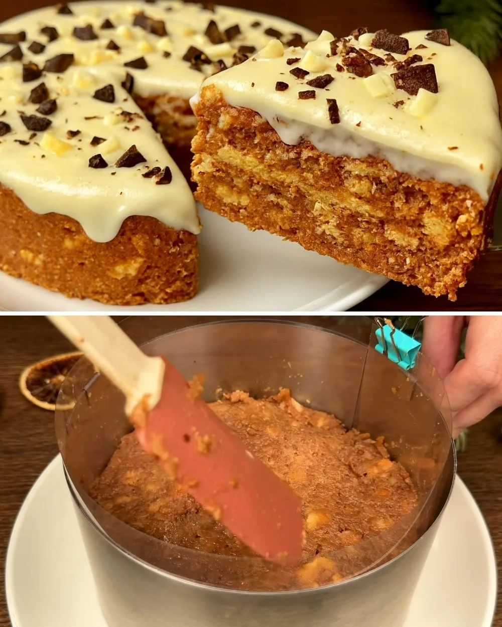 Nem sütésű almás torta, egyszerű recept és látványos desszert