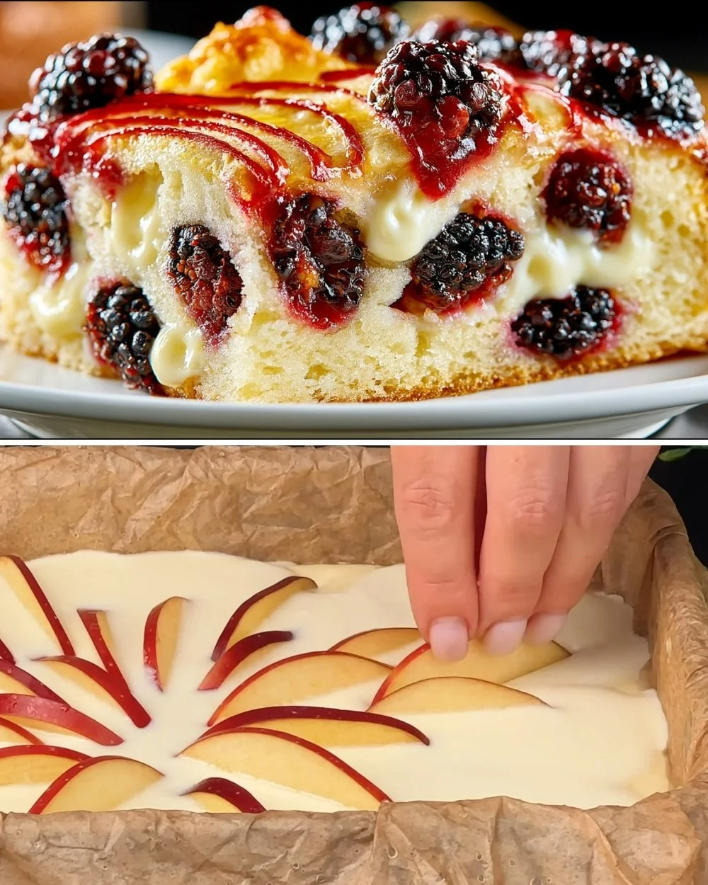 Alma Feketeribizli Jogurt Pite lágy és ízletes sütemény