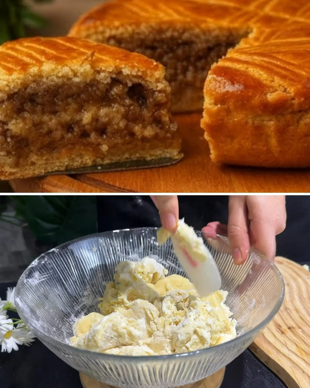 Diós pite ínycsiklandó szeletek tálalva
