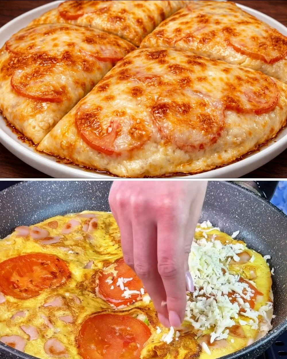 Egyszerű tortillából készült pizza recept bemutatása