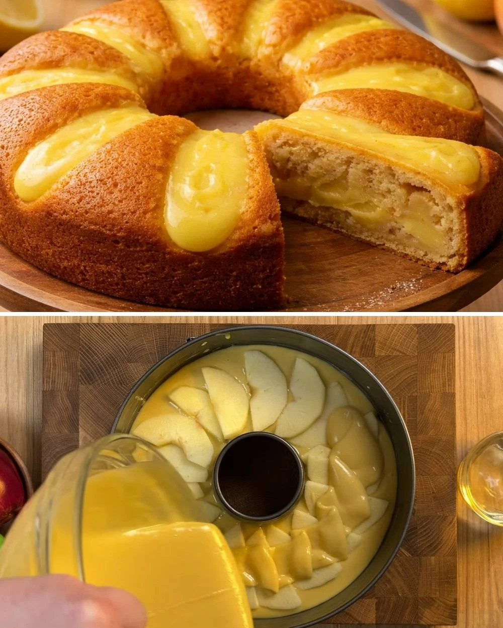 Gyors és finom olasz almás pite friss alma és tészta felhasználásával.