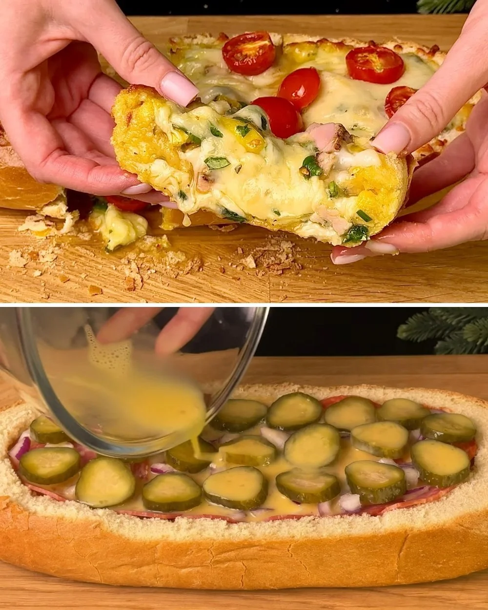 Könnyű és ízletes kenyérreggeli recept szendvicsformában