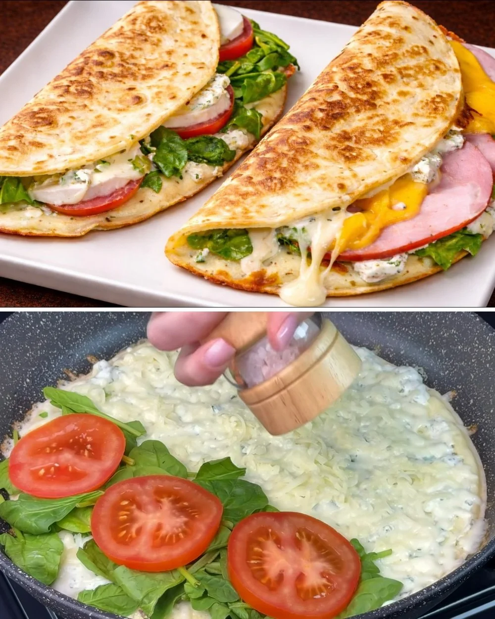Finom tortilla recept különböző töltelékekkel és elkészítési módokkal.