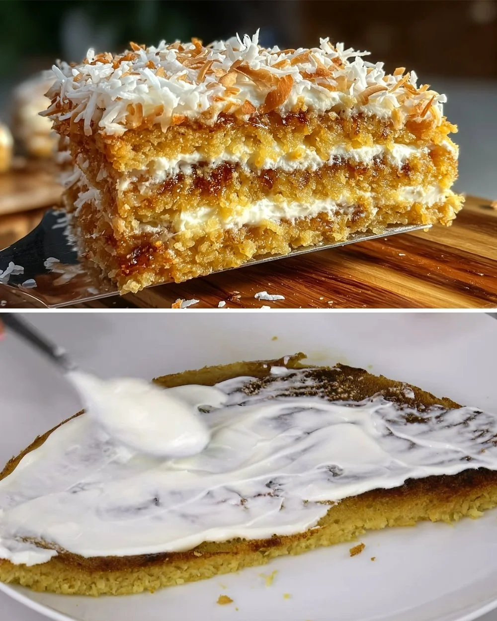 Egészséges kókuszos sütemény recept lépésről lépésre