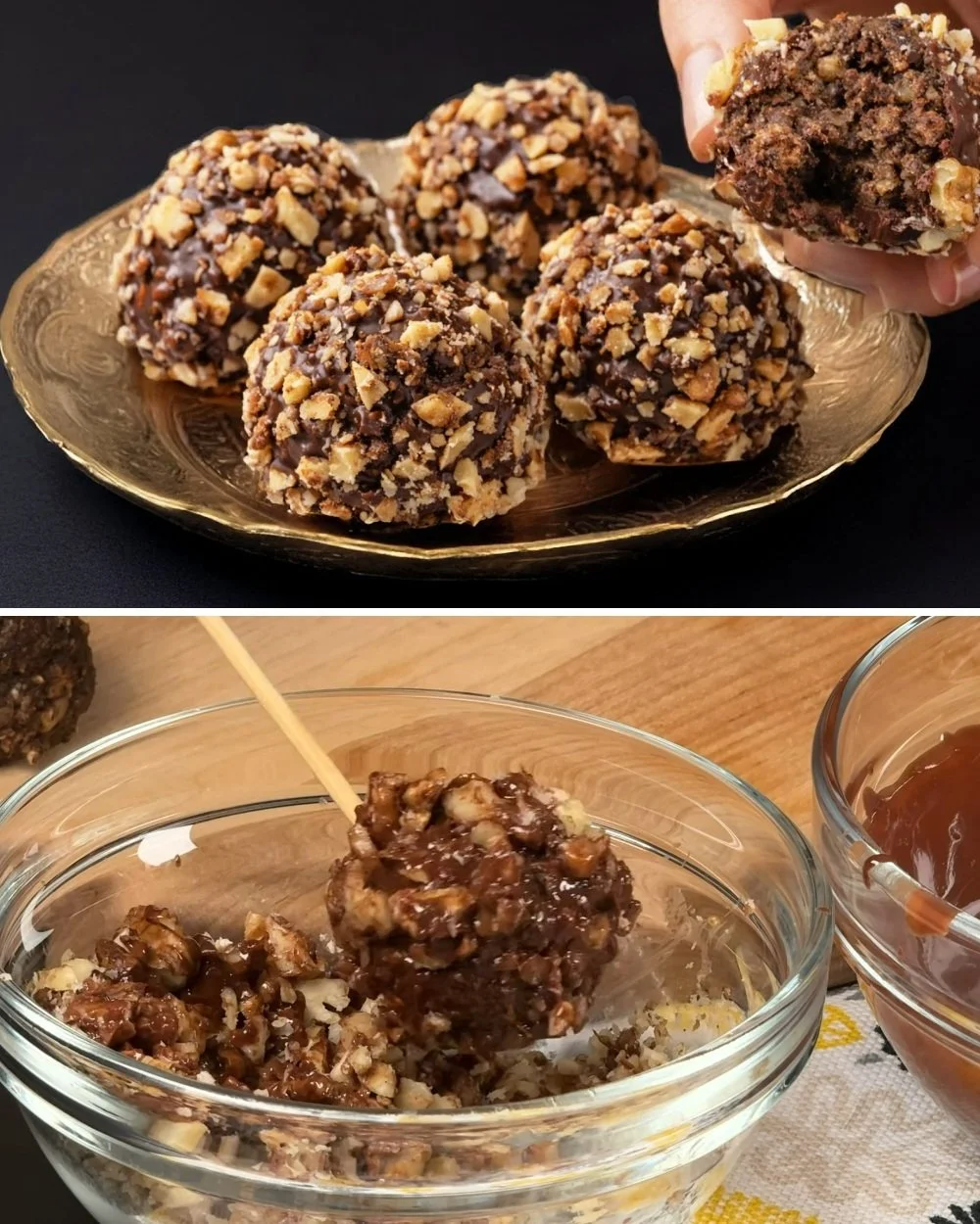 Gyorsan elkészíthető banános golyók recept fényképe