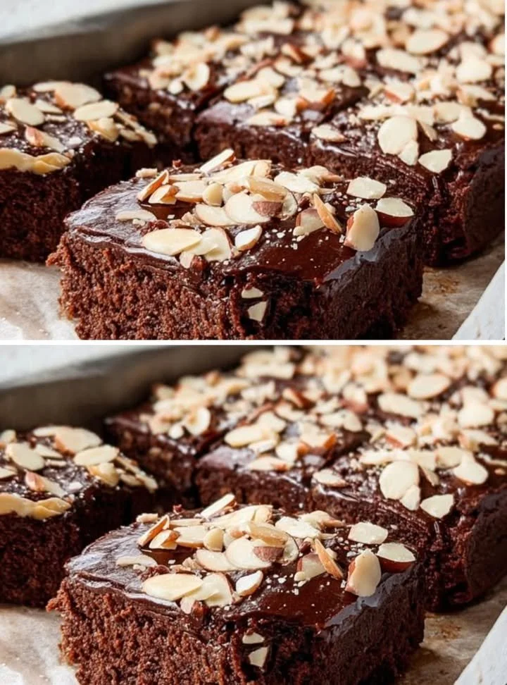 Brownie túróval, finom és krémes desszert recept képe