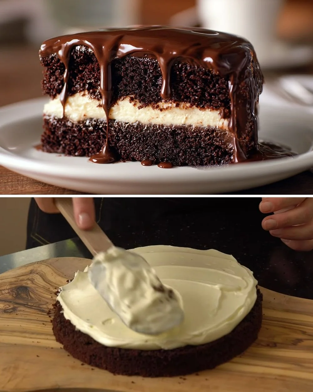 5 dolláros csokoládétorta, elegáns pékség stílus