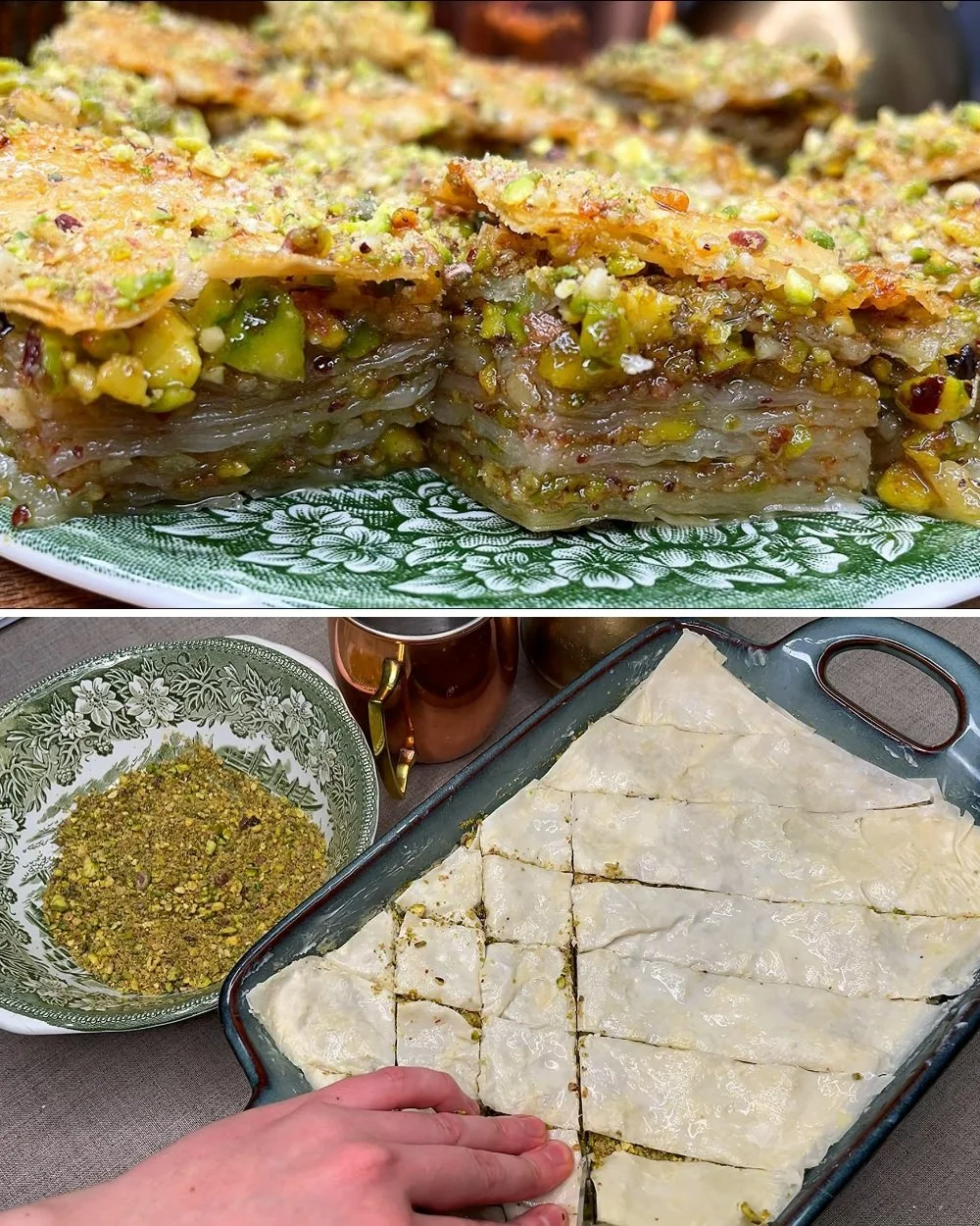 Sokkal könnyebb méz-mogyoró baklava recept bemutatása