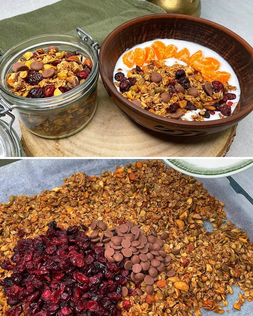 Ropogós házi granola készítése természetes összetevőkkel