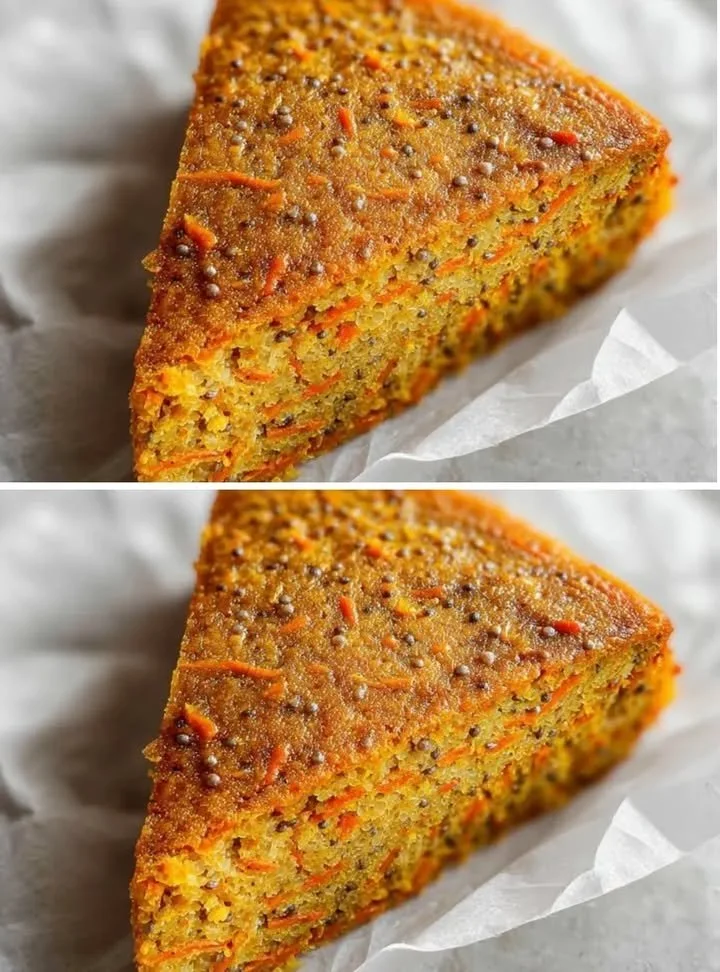 Sárgarépa és chia mag sütemény készítése, egészséges és finom recept