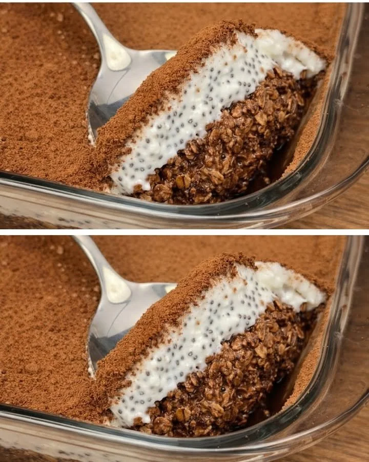 Zabpelyhes tiramisu, egészséges és ízletes desszert recept képe.