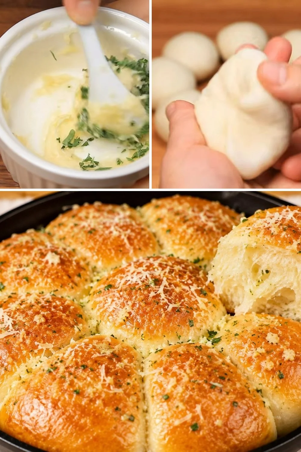 Házi fokhagymás kenyér készítése sütő nélkül, puha és lédús recept