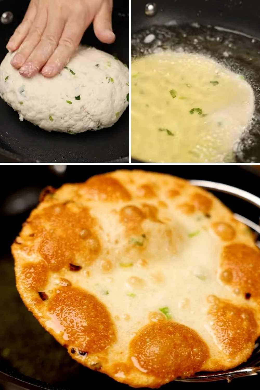 Ropogós étel élesztő és sütő használata nélkül, egyszerű recept.
